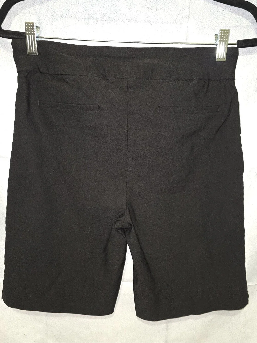 Hilary Radley Black High-Rise Bike Shorts